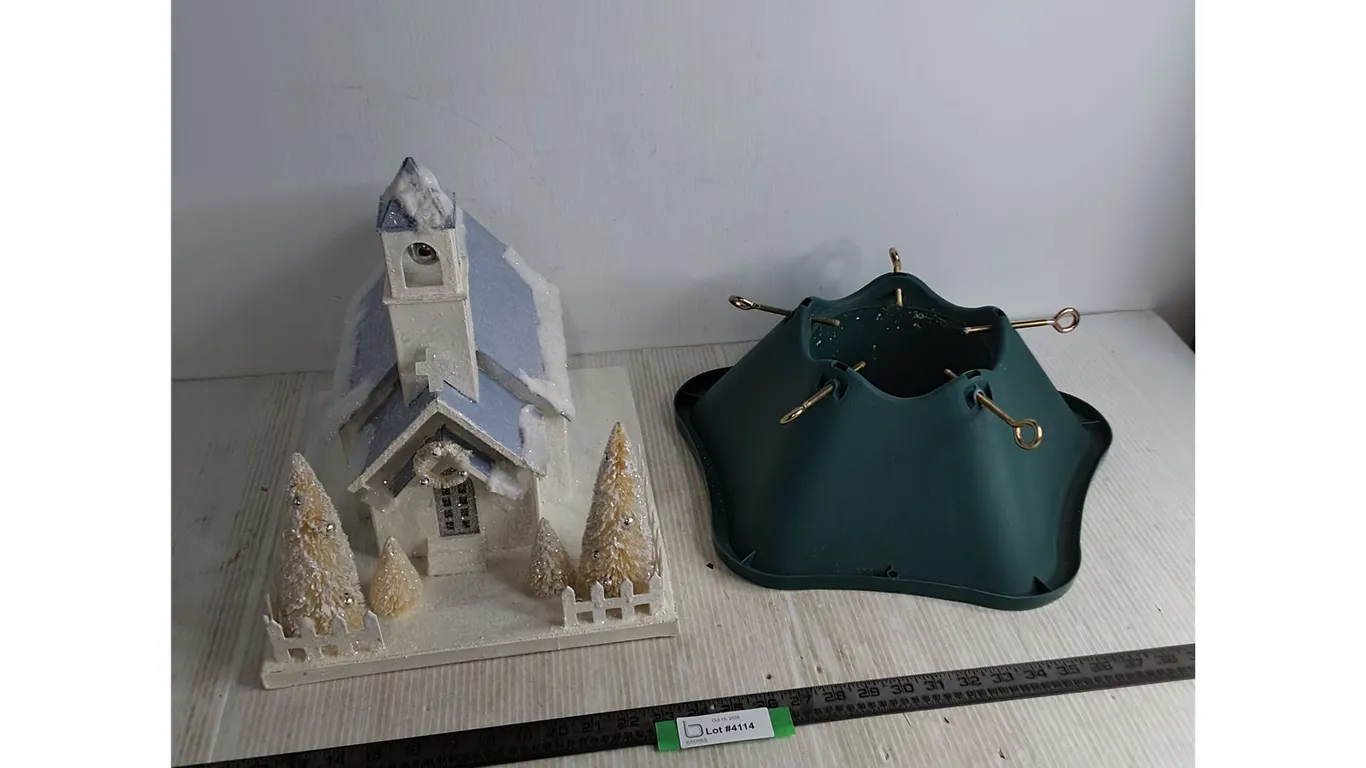 Winter Church Display, Tree Stand