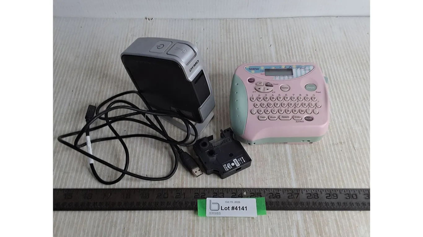 (2) Handheld Printers - Dymo & Brother