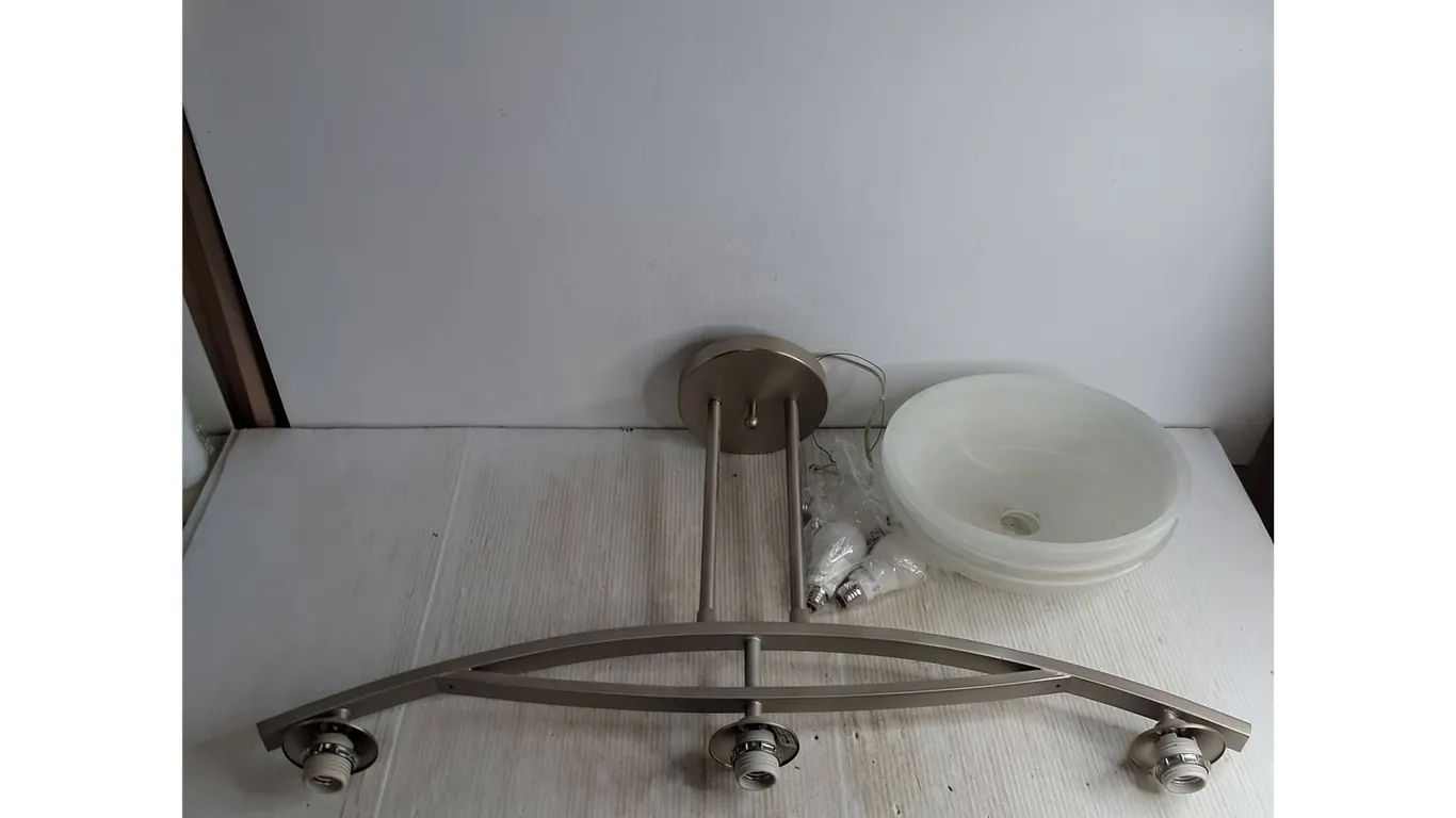 (3 Light Fixture - 35" Wide x 20" High - Can not Ship