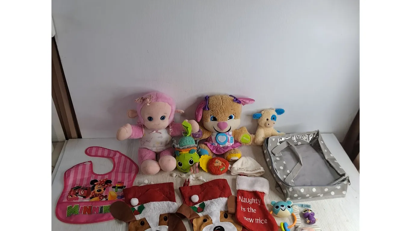 Small Child Stuffed Toys & Activities, Christmas Stockings, Small Tote