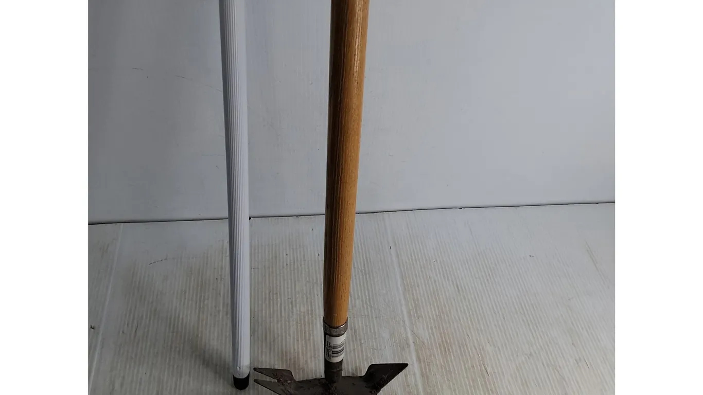 ** Garant 3 in 1 54" Weeder, Plastic 45" Broom Handle - Pickup Only