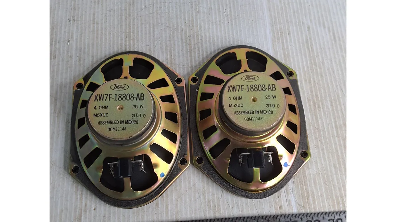 (2) Factory Ford 25 Watt Speakers - Untested, As is