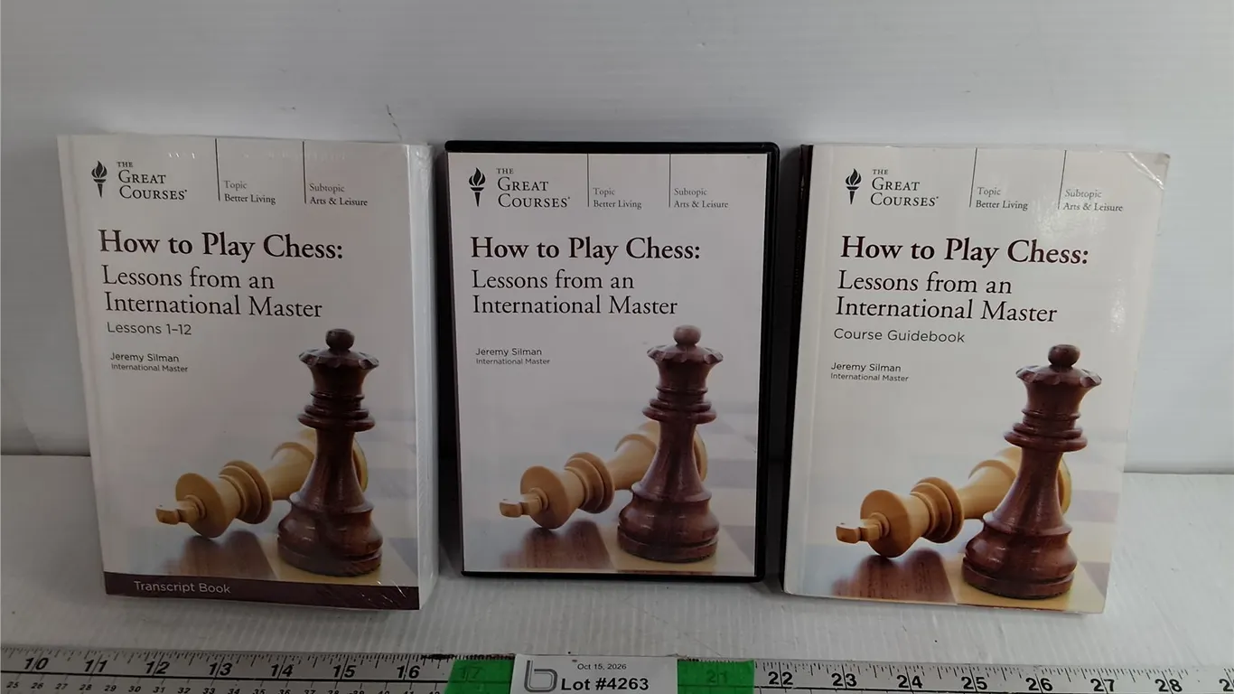 How to Play Chess Transcript, Guidebook & DVDs