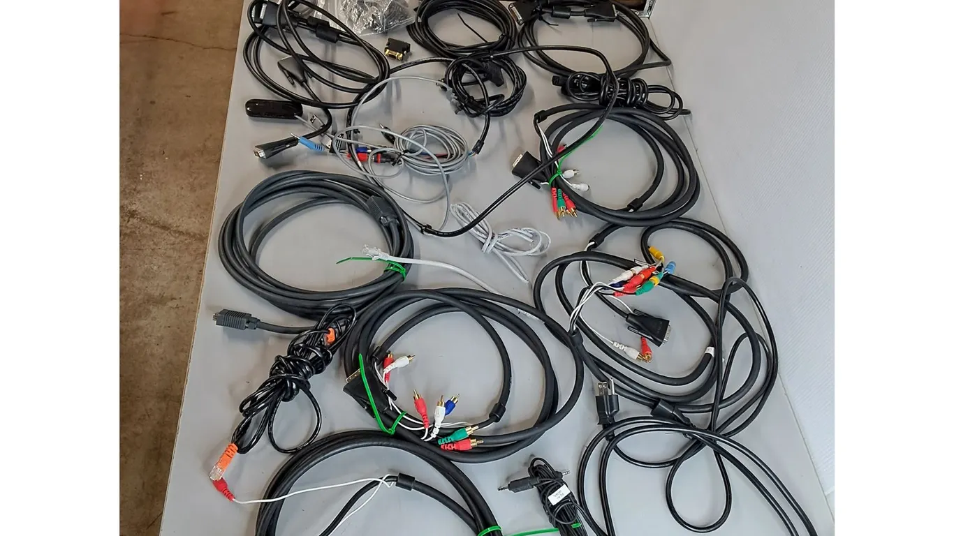 AV & RCA Cables, Home Phone Cords, MIsc.
