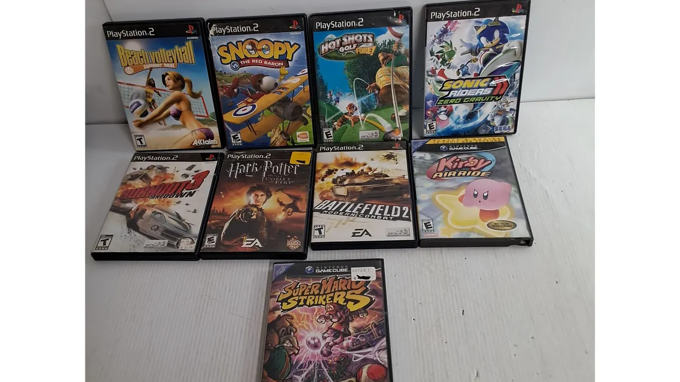 Playstation 2 & Nintendo Gamecube Games- Snoopy, Harry Potter, Sonic, Misc.