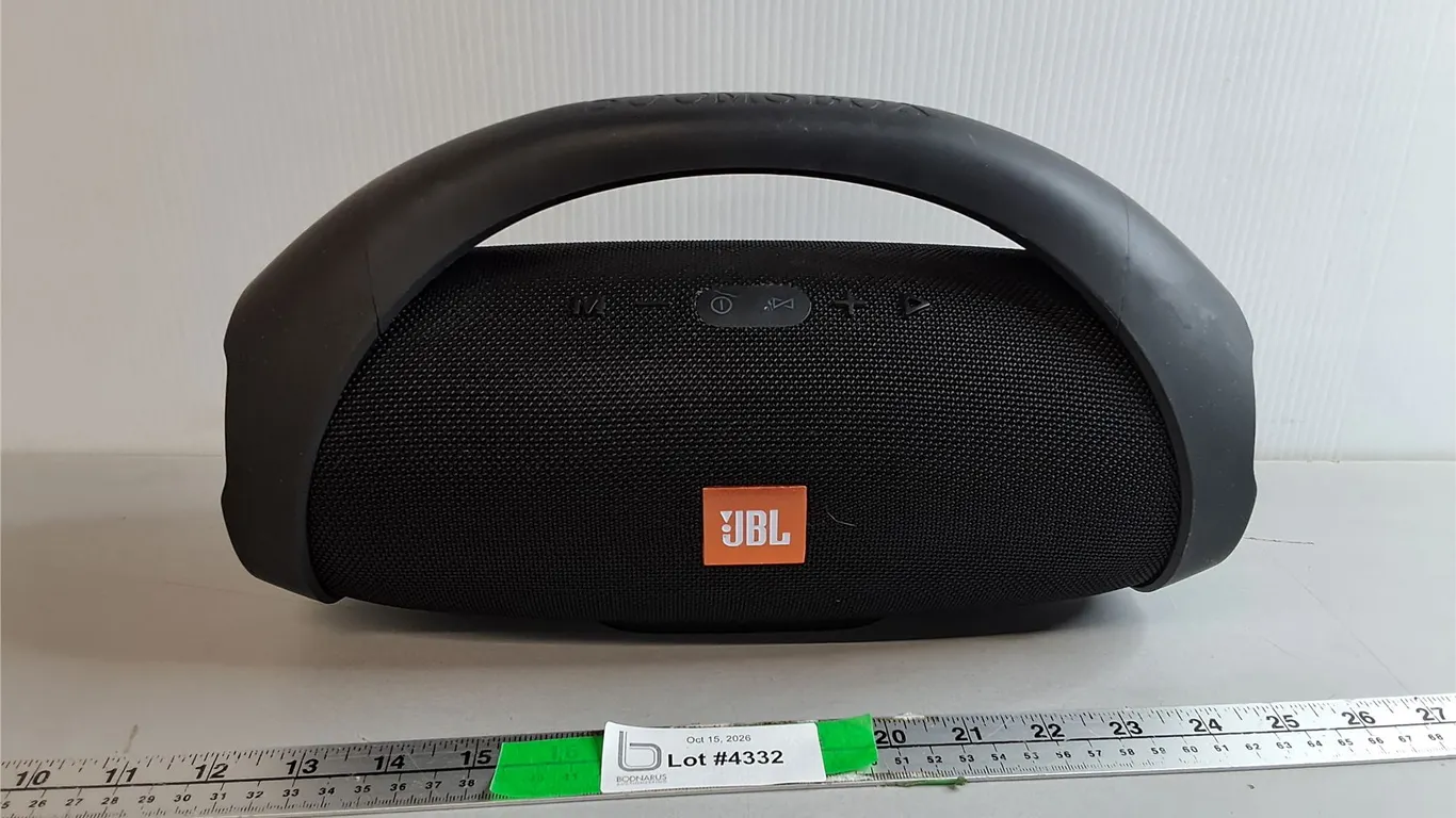 JBL Boombox Bluetooth Portable Speaker- Powers On/As Is