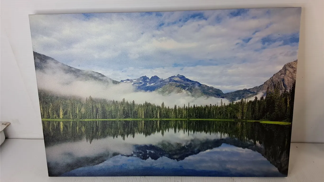 Mountain Photo on Canvas 23.75" x 15.75", Pickup Preferred