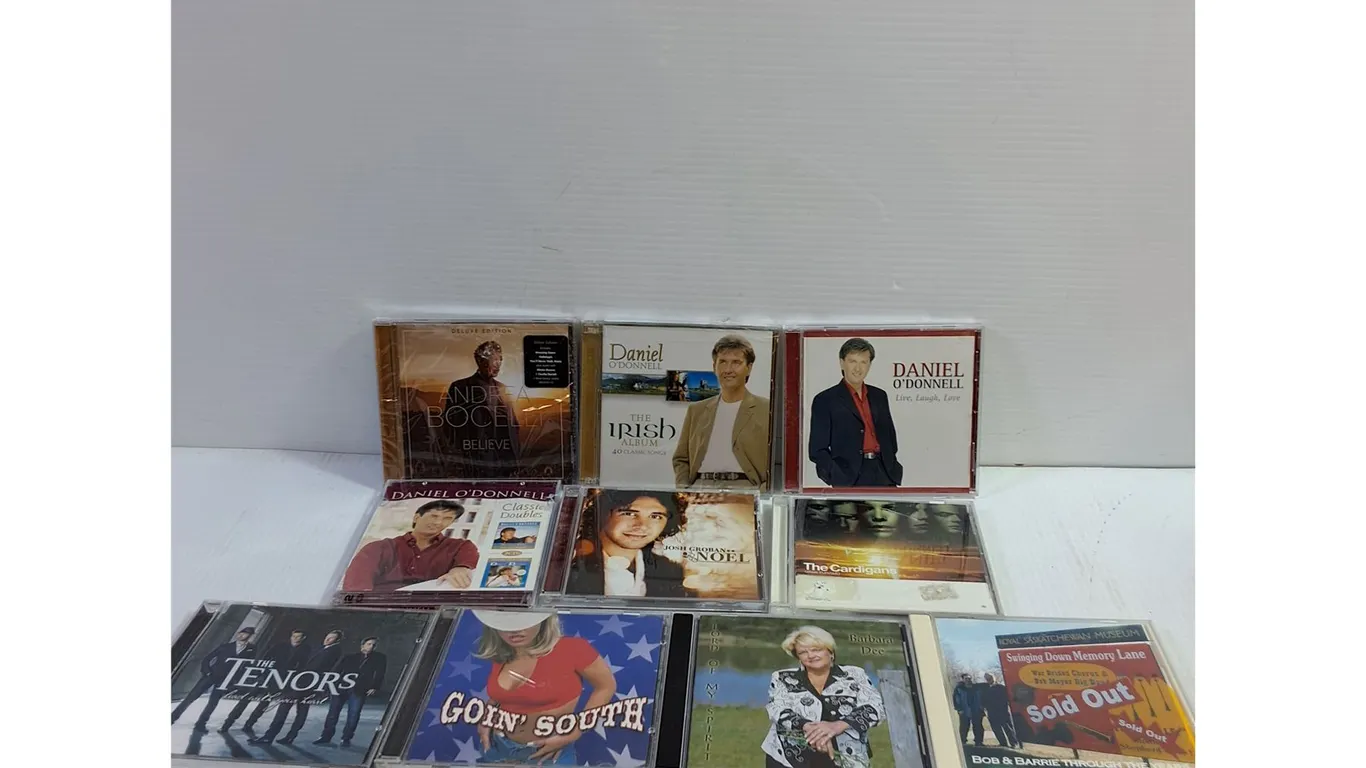 Assorted CDs (10) - Daniel O'Donnell, Josh Groban, Etc