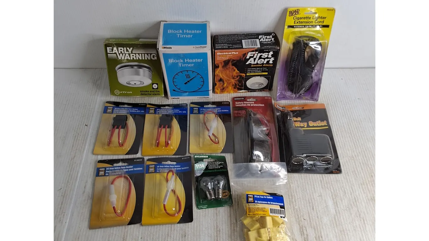Assorted Sealed Electrical Household Parts