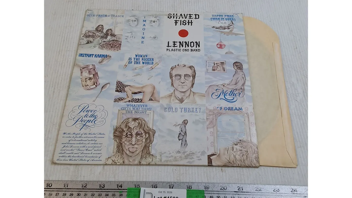 Shaved Fish Lennon Plastic OnoBand LP - As Is