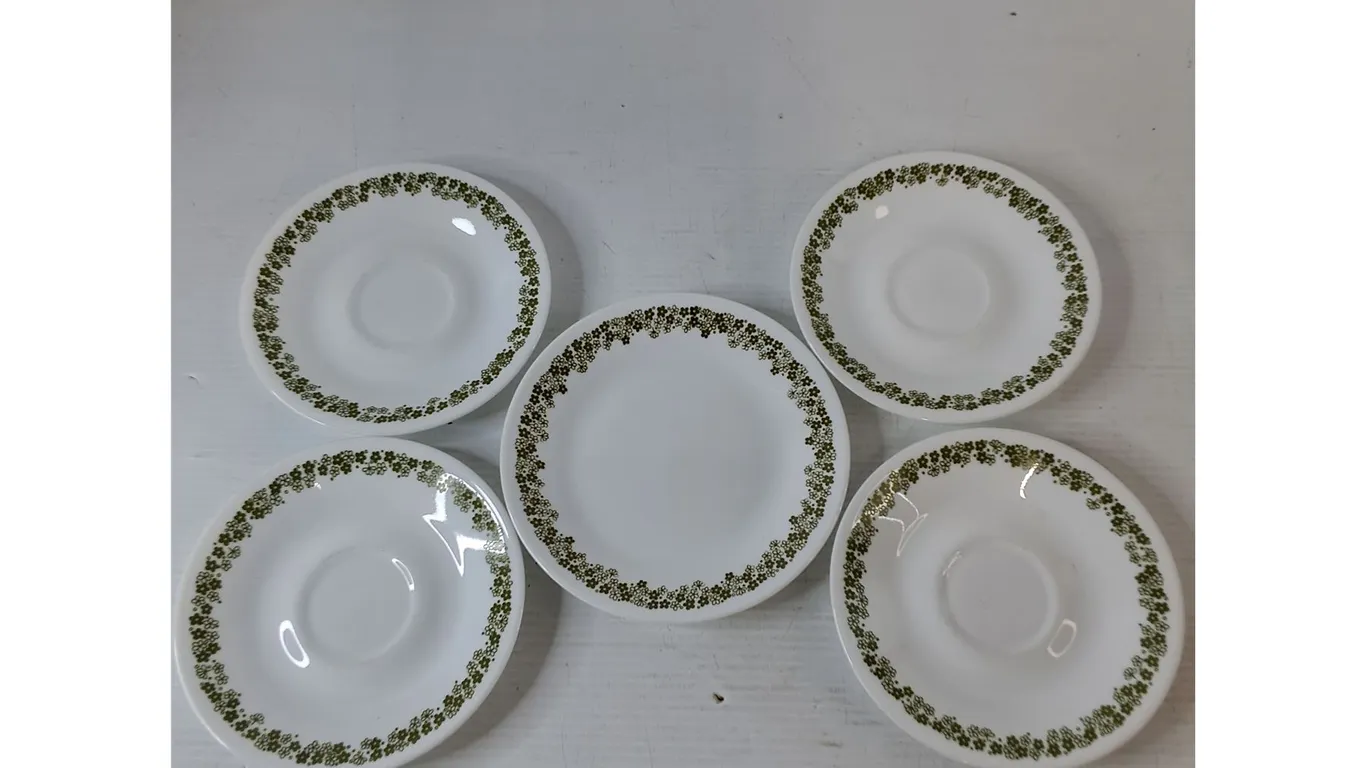 (5) Corning Corelle Plates