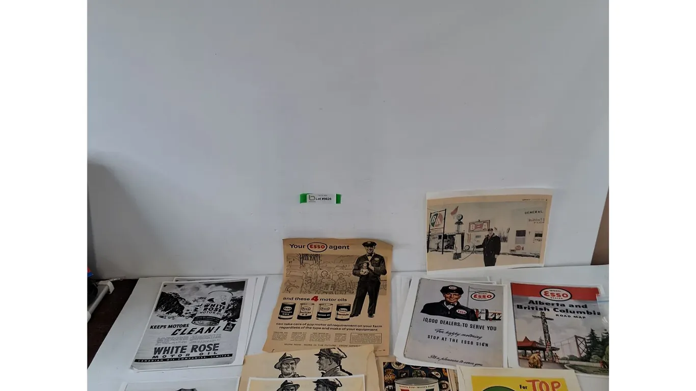 Photocopied & Printed Oil Company Advertisements