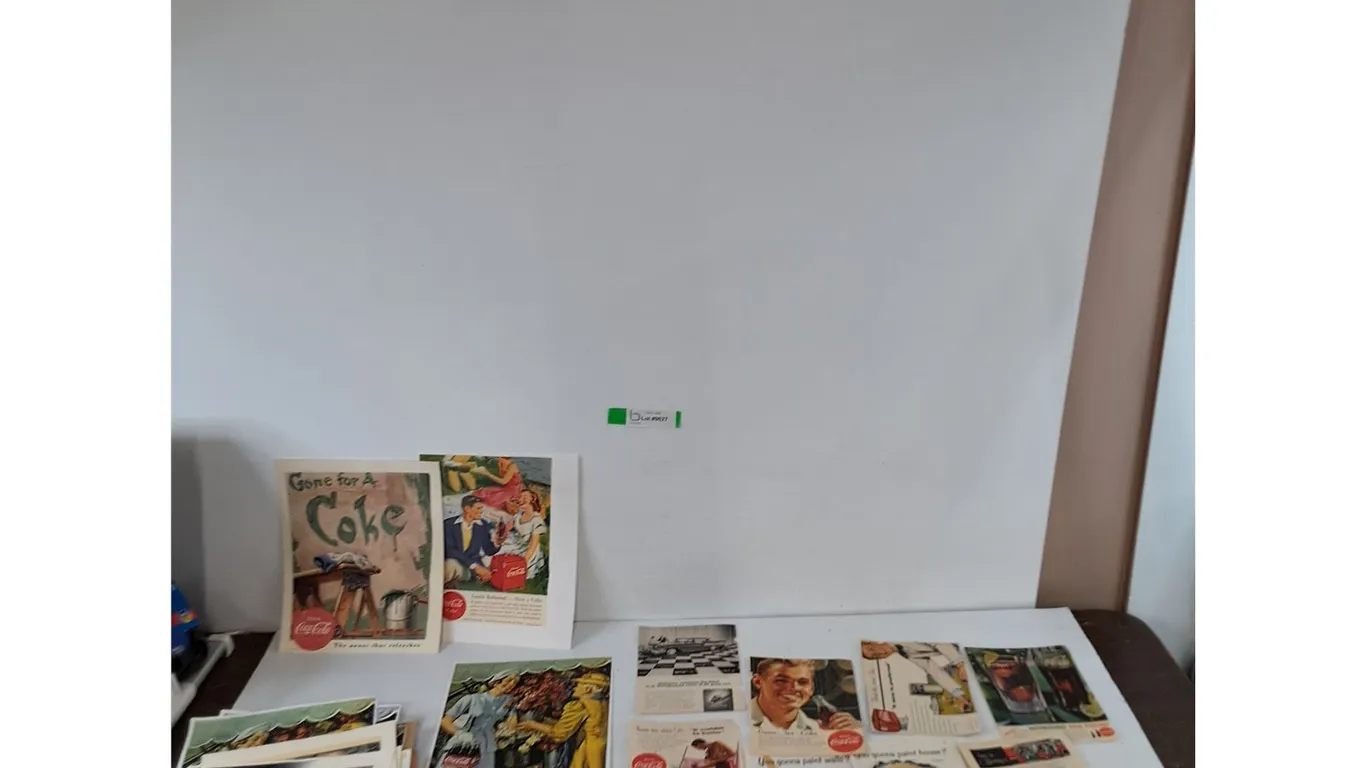 Assorted Printed/Photocopies and Real Coca-Cola Paper Advertisements All As-Is
