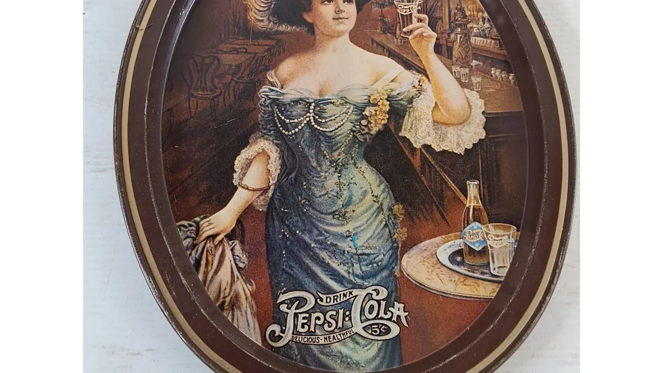 Drink Pepsi-Cola Metal Platter