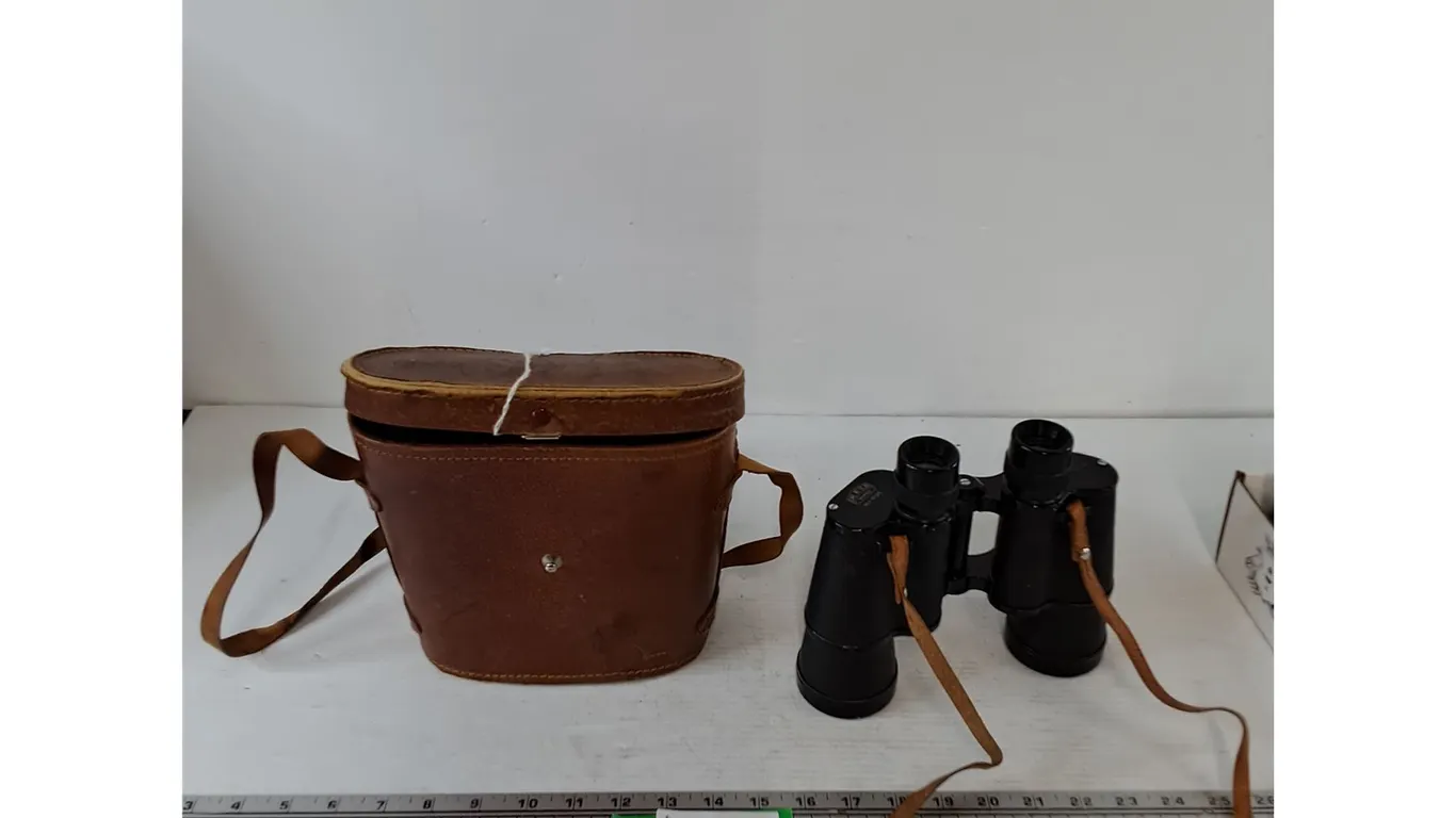 Carl Wetzlar Marine 7x50 Field 7.1 Degrees Coated Binoculars Tested Works Bag As-Is