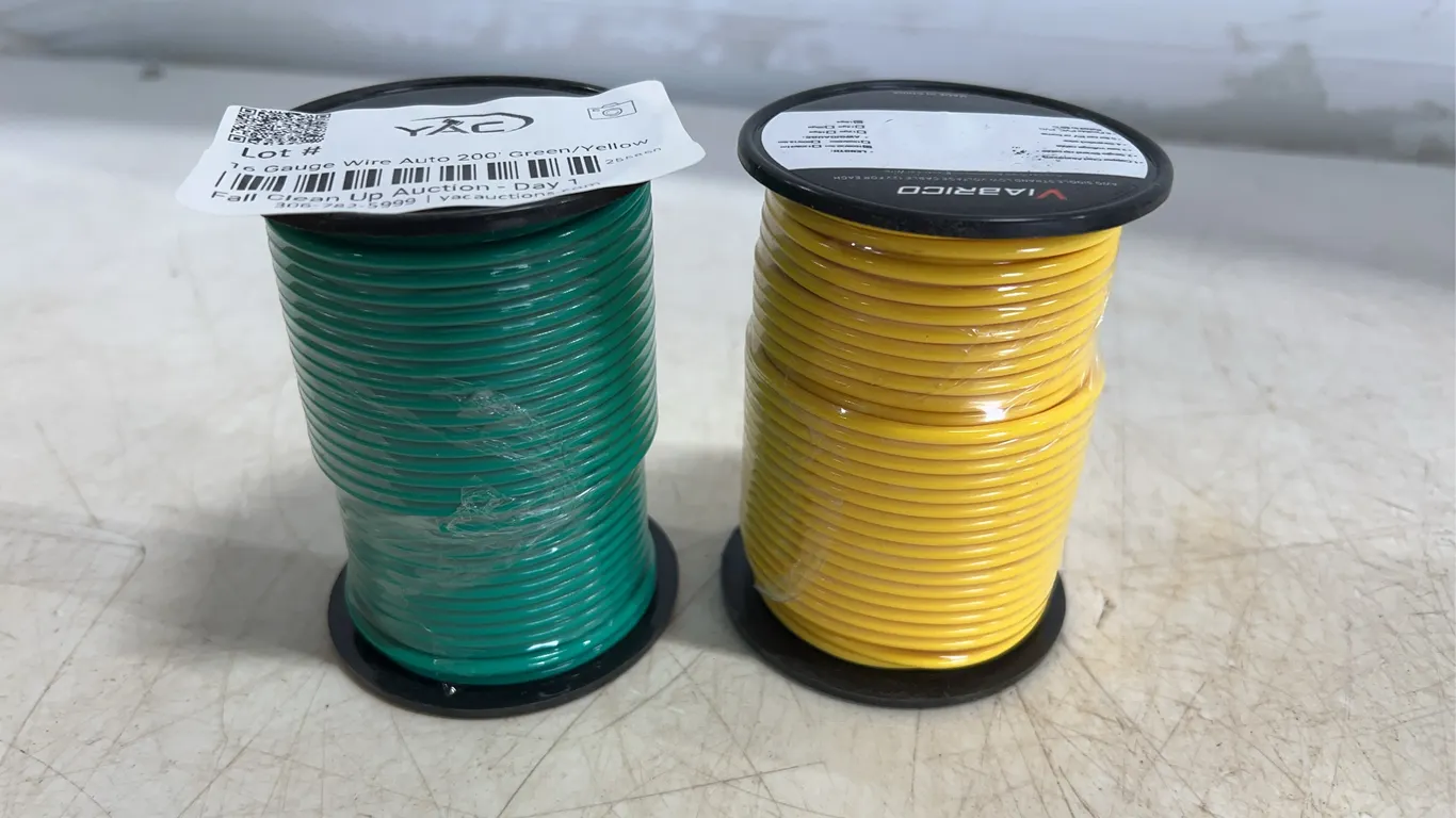 16 Gauge Wire Auto 200' Green/Yellow
