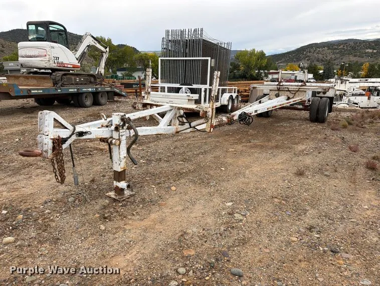 1992 Clifton Metal Products pole trailer