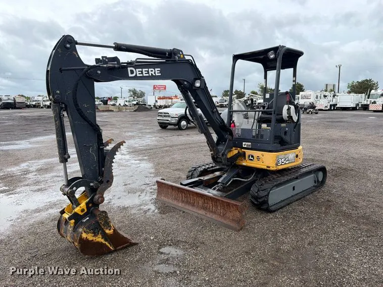 2015 John Deere 35G mini excavator