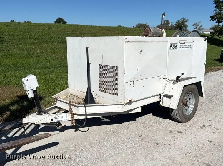 Sreco Flexible sewer jetter trailer