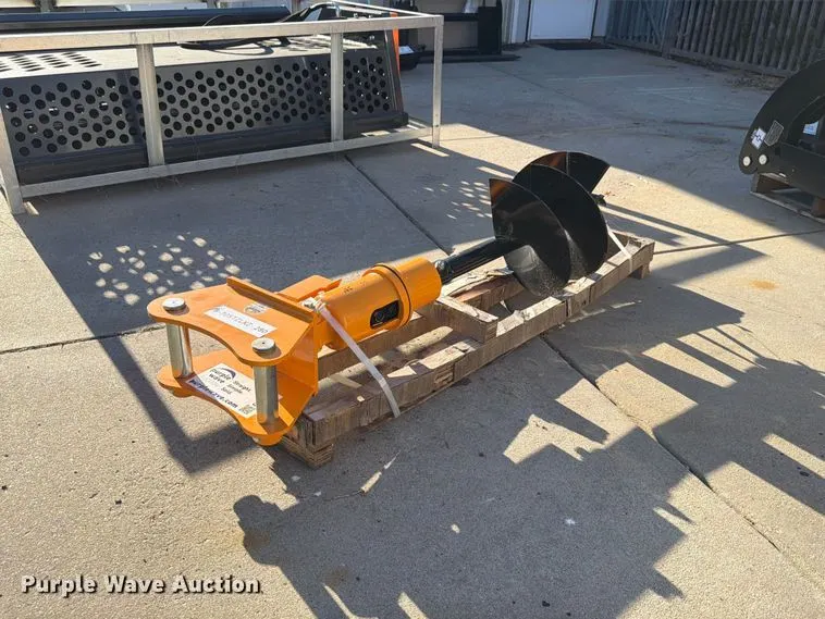 Mini excavator auger