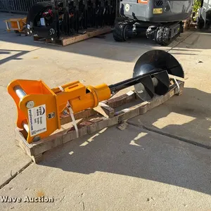 Mini excavator auger