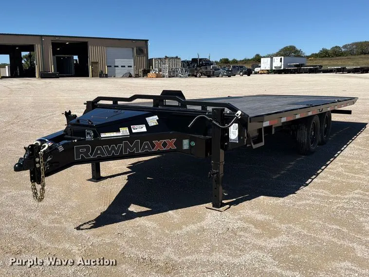 2026 RawMaxx tilt deck equipment trailer
