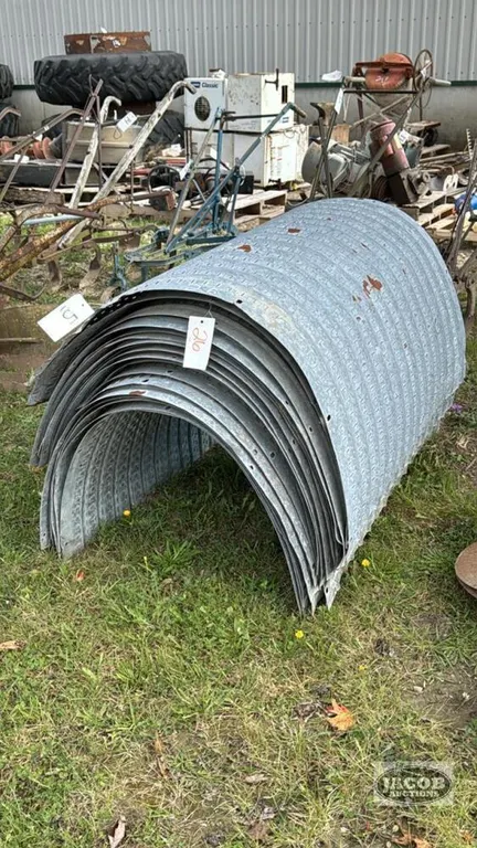 APPROX. (18) METAL SILO CHUTE SECTIONS
