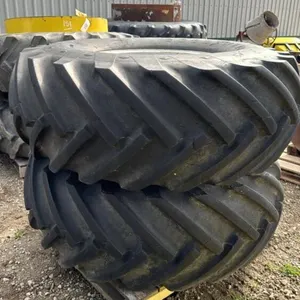 (2) GOODYEAR 23.1/18 26 ON 8 BOLT RIMS