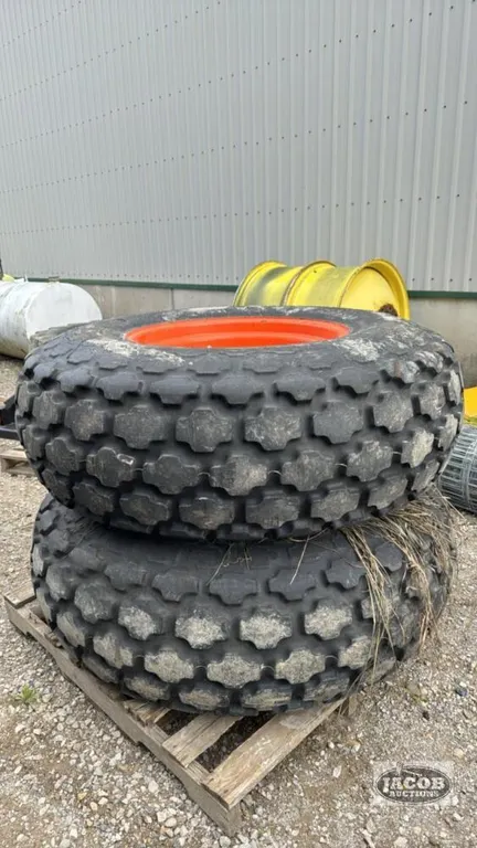 (2) FIRESTONE 18.4-36 TIRES ON (2) 8 BOLT RIMS