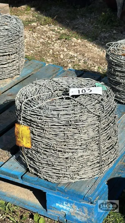 NEW BARBED WIRE FENCE ROLLS