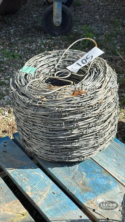 NEW BARBED WIRE FENCE ROLLS