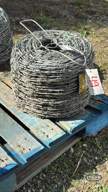 NEW BARBED WIRE FENCE ROLLS