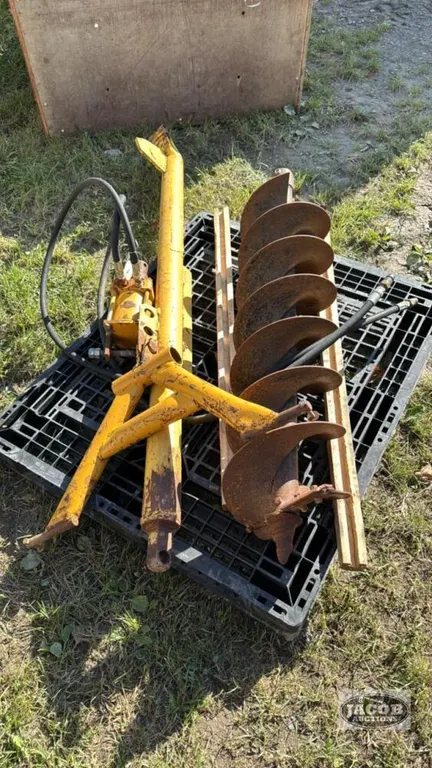 3PTH HYDRAULIC DRIVE POST HOLE AUGER