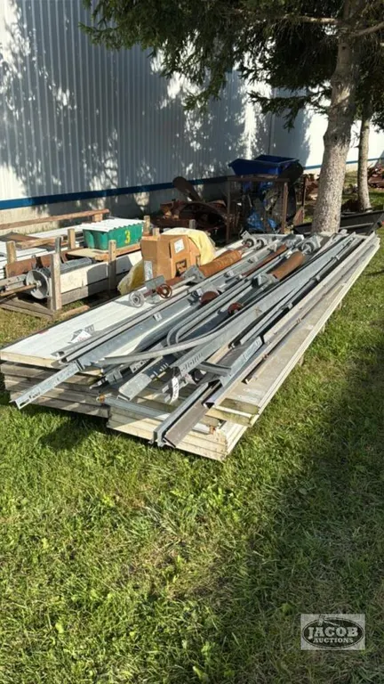 (2) 14FT OVERHEAD DOORS WITH HARDWARE