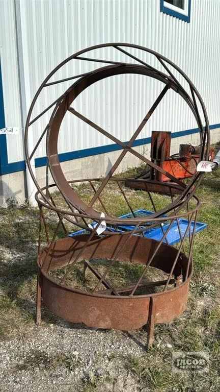 (2) HOMEMADE SHEEP FEEDER