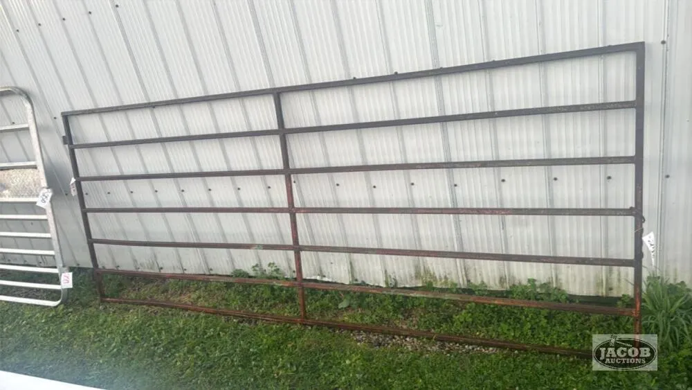 10FT X 4FT HIGH STEEL TUBE GATE