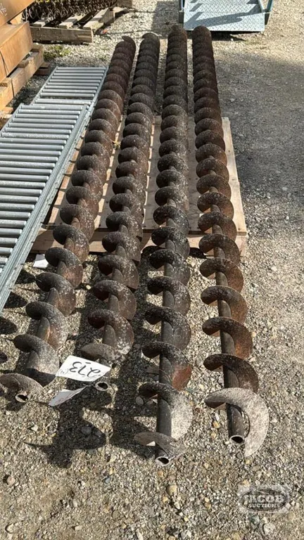 (4) LENGTH OF 5IN AUGER FLIGHTING