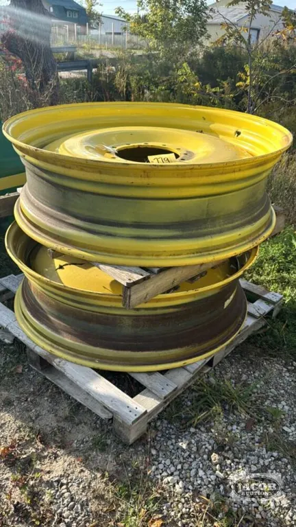 SET OF 46IN JOHN DEERE RIMS