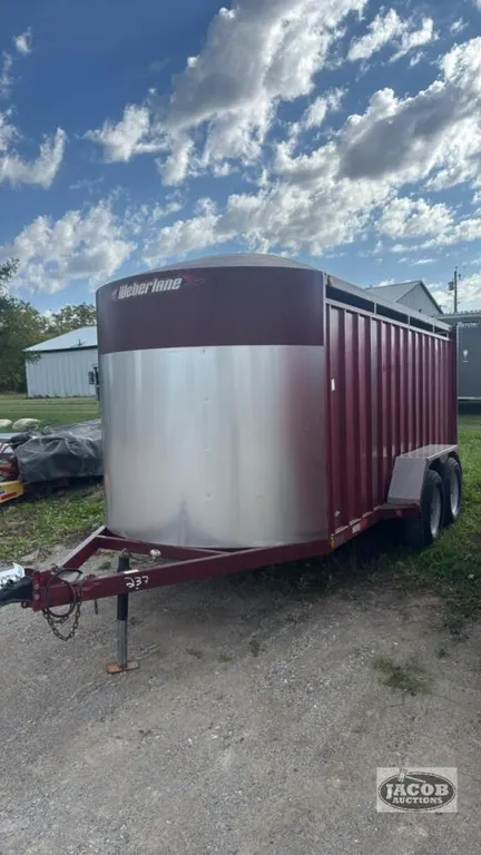2017 WEBERLANE 15FT TANDEM LIVESTOCK TRAILER