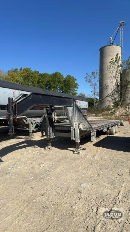 34FT TANDEM GOOSENECK FLAT DECK TRAILER
