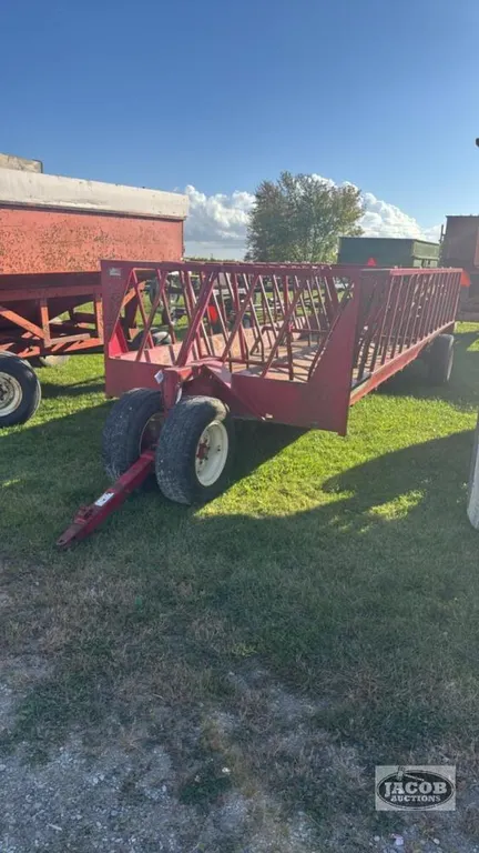 JBM CATTLEMAN 20FT X 7FT ZERO GRAZE FEEDER WAGON