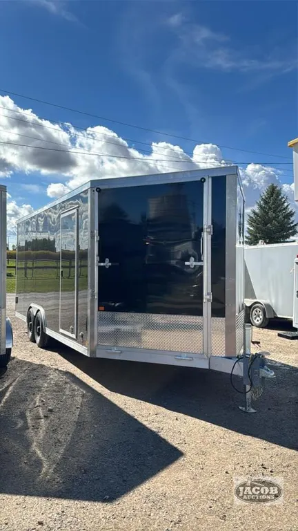 UNUSED ENBECK 25FT X 8.5FT ENCLOSED TRAILER