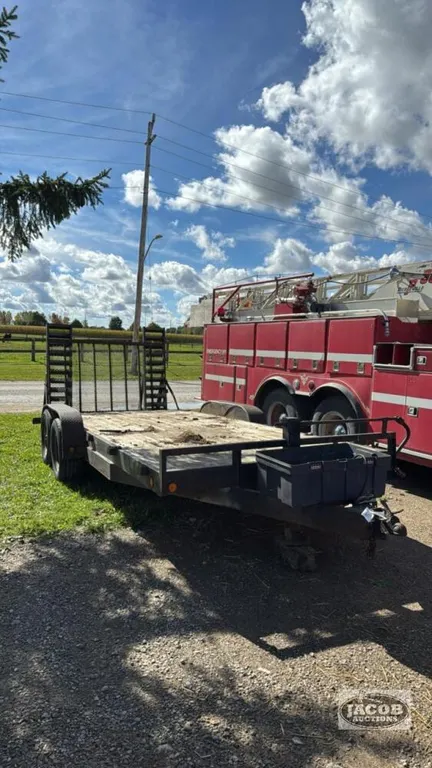 7FT X 18FT TANDEM FLATBED TRAILER