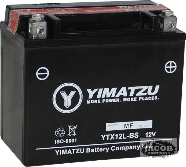 YIMIATZU GTX12L-BS 12V 10AH (10HR) BATTERY