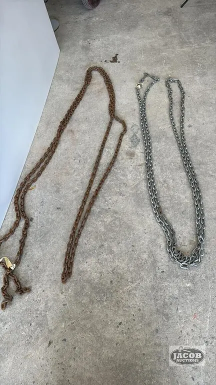 23FT CHAIN WITH NO HOOKS & 27FT CHAIN WITH NO HOOKS