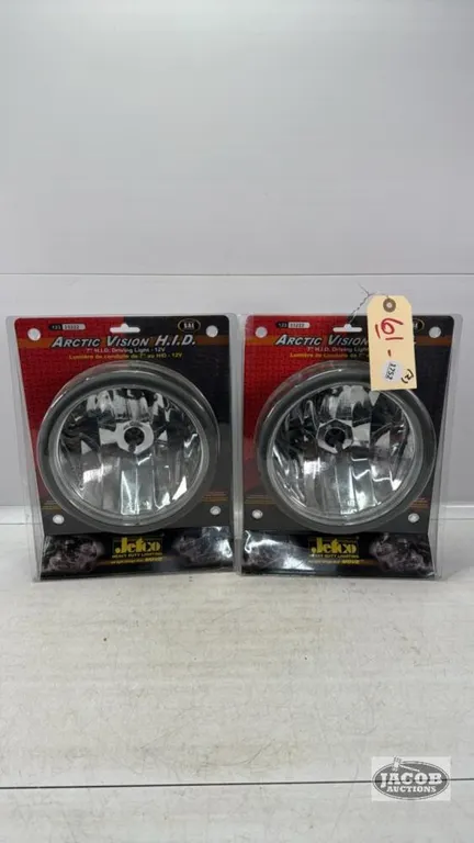 PAIR OF 7IN ARCTIC VISION H.I.D LIGHTS