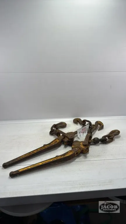 (2) 10 000LB. CHAIN BINDERS