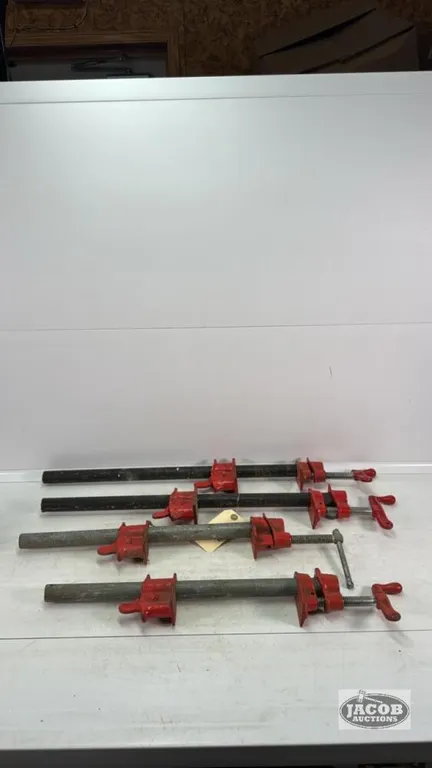 (4) 3/4IN BAR CLAMPS