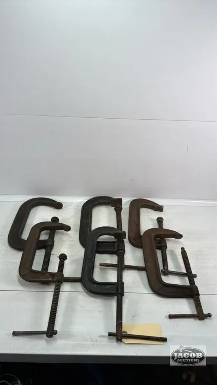 (6) C CLAMPS