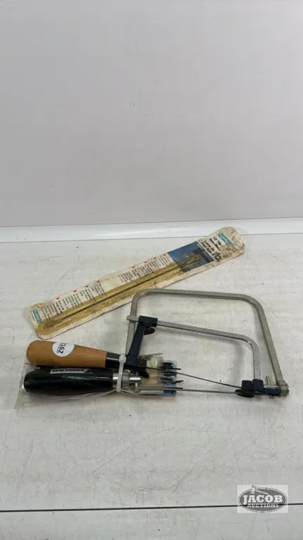 (2) COPING SAWS WITH BLADES
